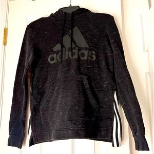 Adidas black long sleeve hoodie